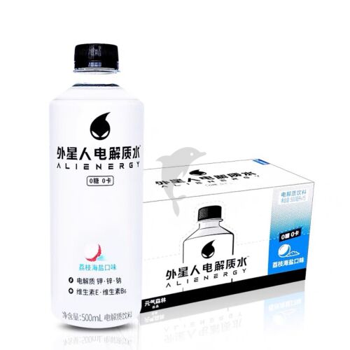 【Alien】Electrolyte Water Lychee Sea Salt Flavor 500ml*15