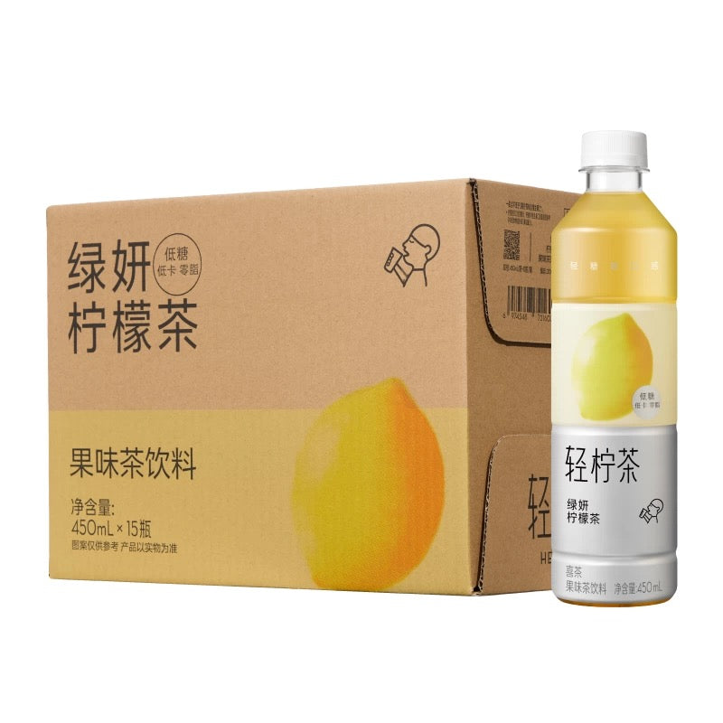 【喜茶】绿妍柠檬茶 果味茶饮料 450ml*15