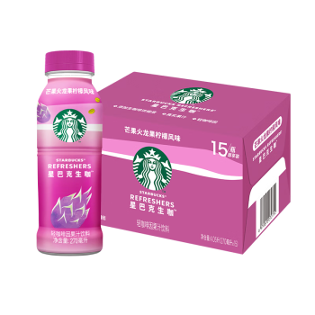 【星巴克】芒果火龙果柠檬风味生咖 270ml*15