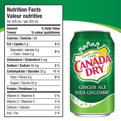 【CANADA DRY】薑汁汽水355ml*32