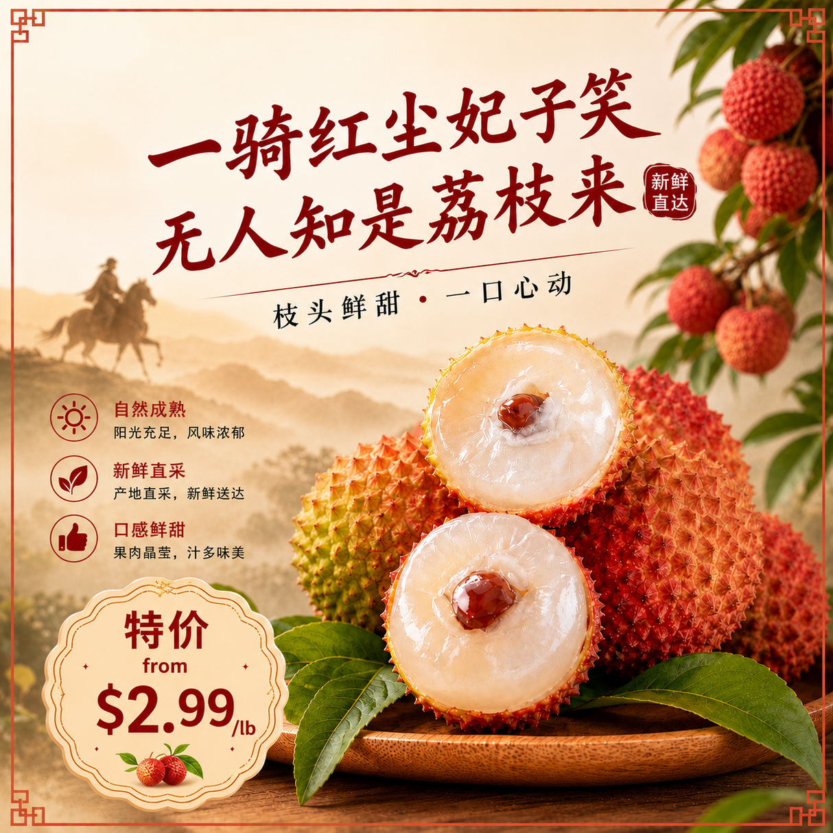 特价【中国】妃子笑荔枝
