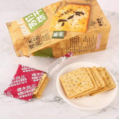 【樱木良品】藜麦味苏打饼干 192克*2