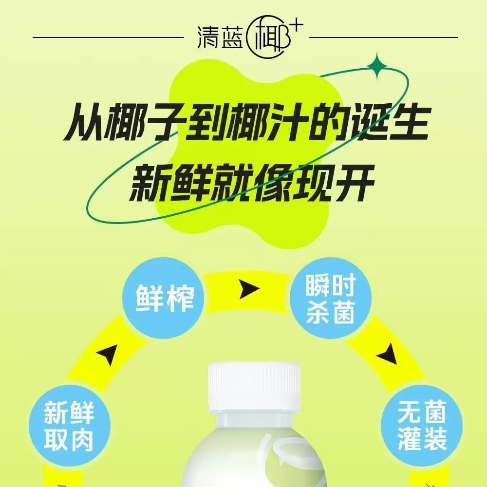 【清蓝】生椰牛乳 380ml*15