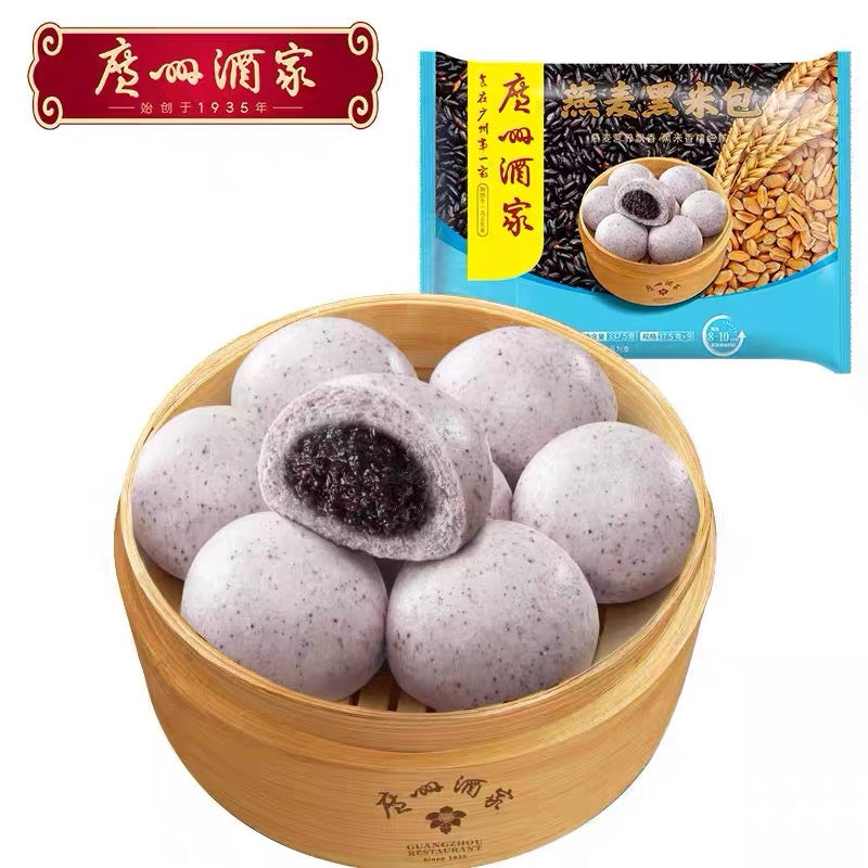 ❄️【利口福】广州酒家 燕麦黑米包
