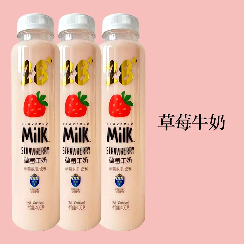 【28th Street】Strawberry milk 400g*15