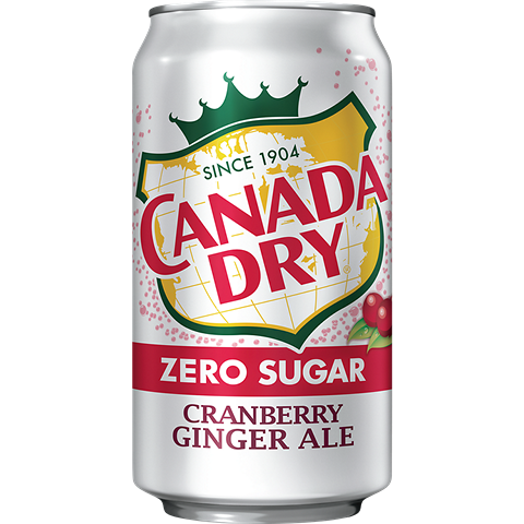 【CANADA DRY】Sugar-free ginger ale 355ml*32