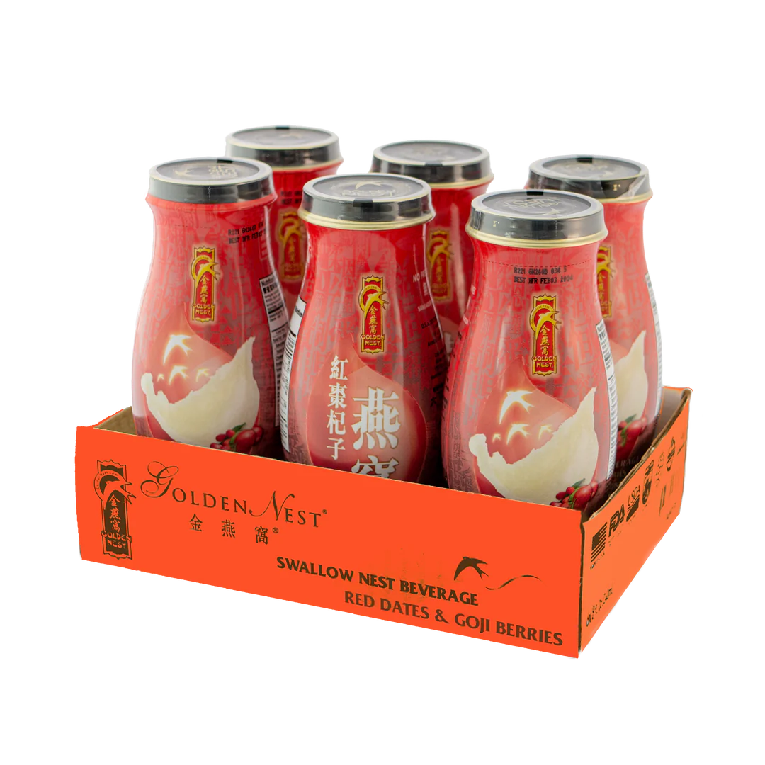 【Golden Bird's Nest】Red wolfberry bird's nest drink 240ml*6