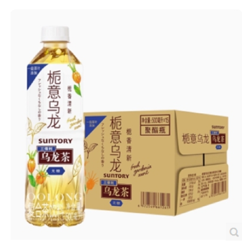 【三得利】梔意烏龍茶500ml*15