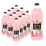 大特价【美汁源】汁汁桃桃 桃汁果汁饮料 450ml*12