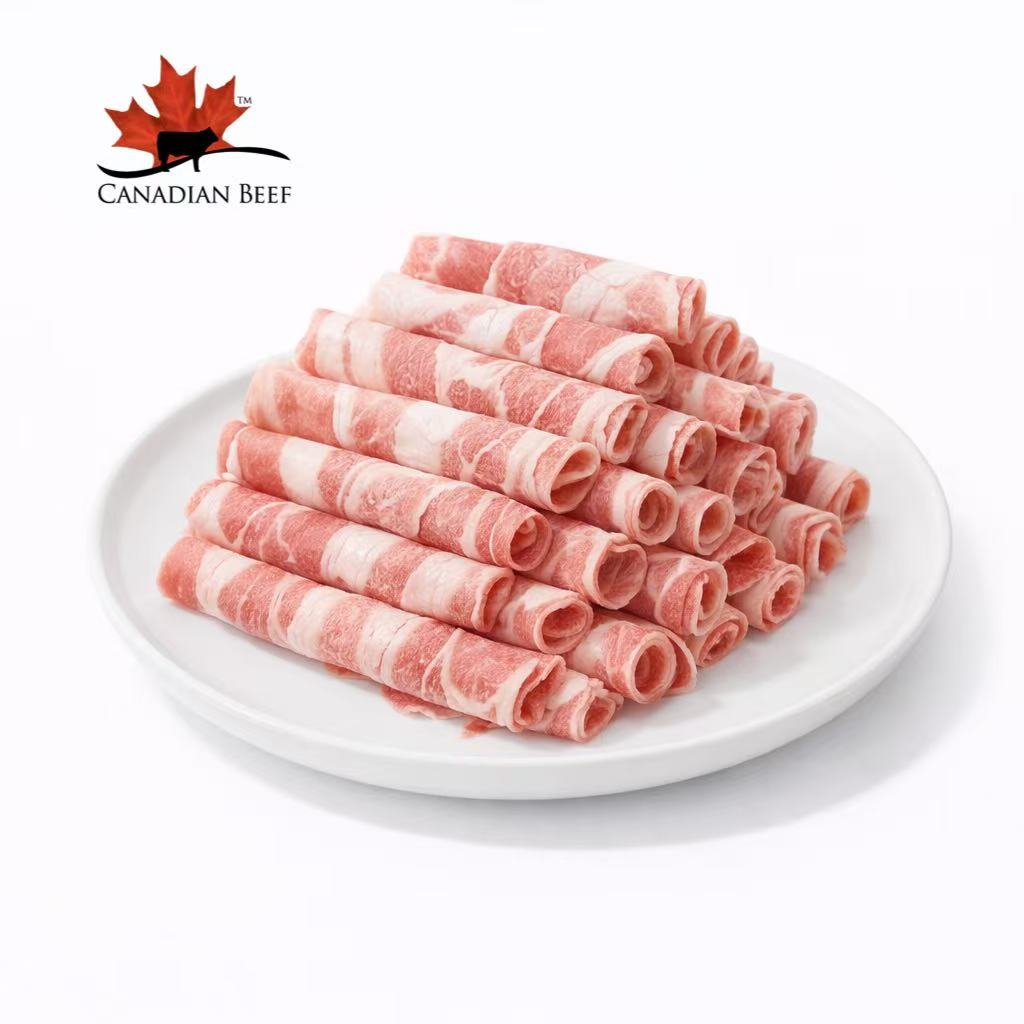 ❄️【CANADIAN BEEF】全自然五花肥牛卷 1盒4磅