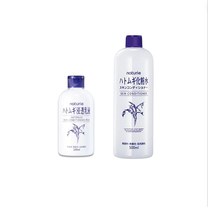 【Naturie】Job's tears moisturizing lotion + whitening toner [set]