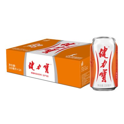 【健力宝】橙蜜味 运动饮料 330ml*24