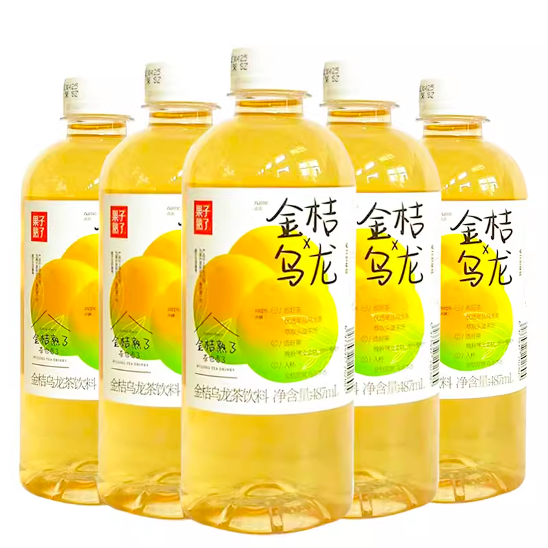 【The fruit is ripe】Kumquat Oolong Tea 487ml*15