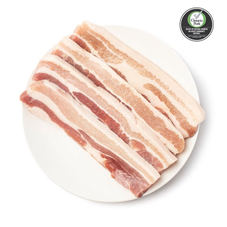 ❄️【Canada】Sliced skinless pork belly 4.4 lbs