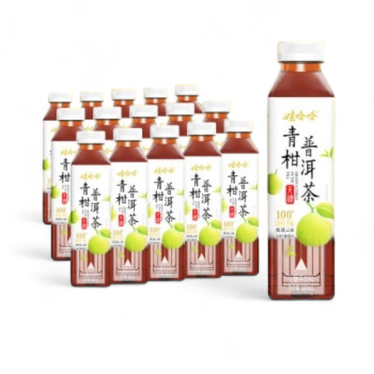 特价【娃哈哈】无糖青柑普洱茶 500ml*15