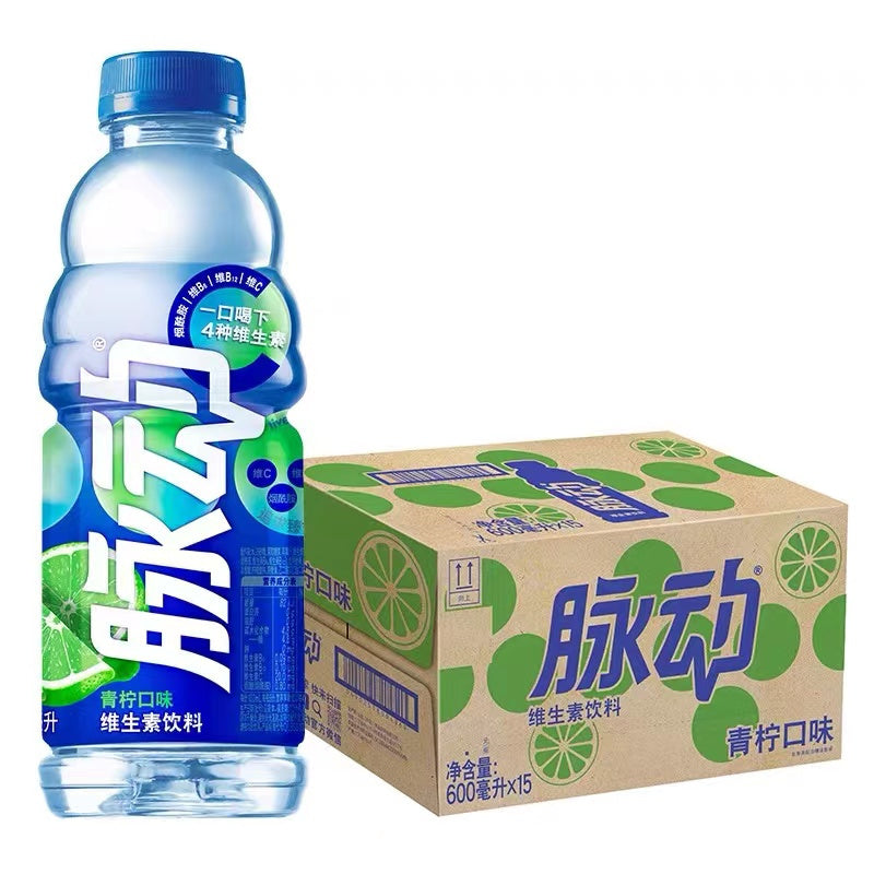 【脉动】青柠口味维生素饮料 600ml*15