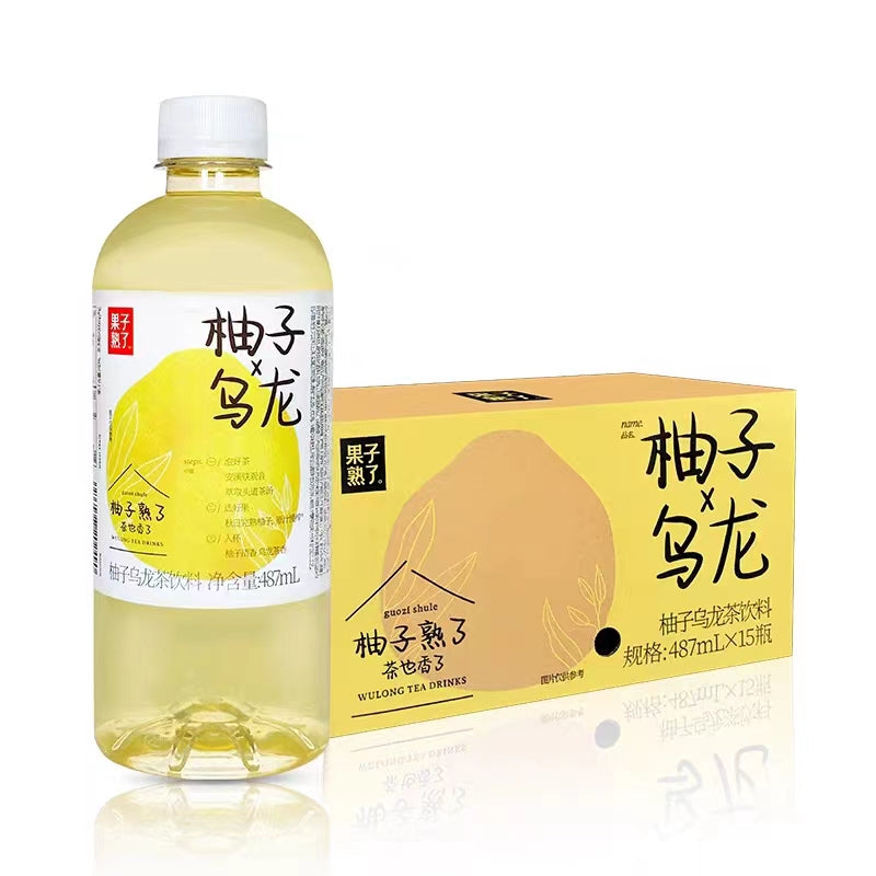 【果子熟了】柚子烏龍茶487ml*15