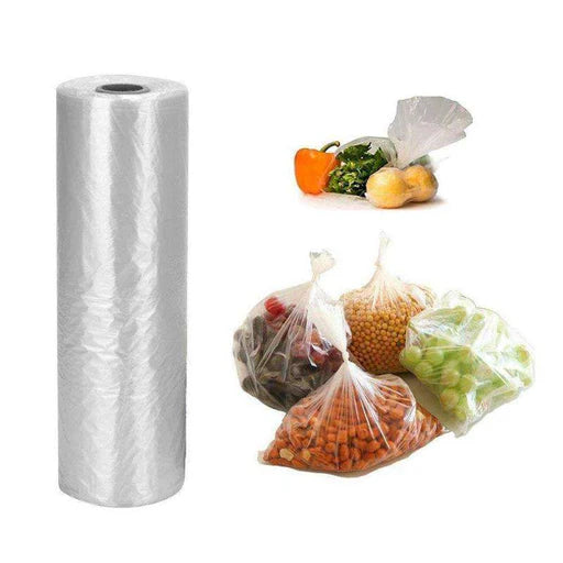 【Canada】Transparent Food Plastic Bag Large 1 Box 2 Rolls