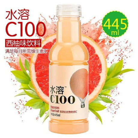 【农夫山泉】水溶C100 西柚味 复合果汁饮料 445ml*15