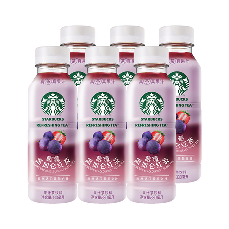 【Starbucks】Blackcurrant tea 330ml*15