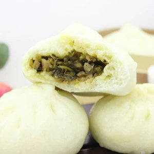 新口味！揚州五亭雪菜筍絲+蘿蔔絲包（4包24個）Frozen Steamed Buns Combo