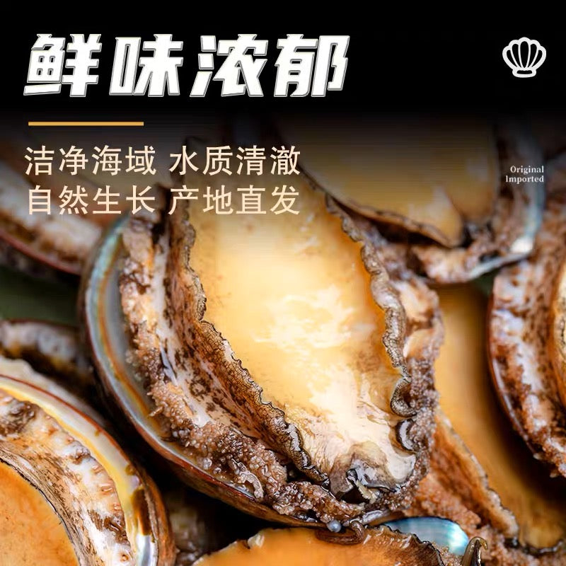 ❄️[Fuyang] Frozen shelled abalone (large size) 250g*1